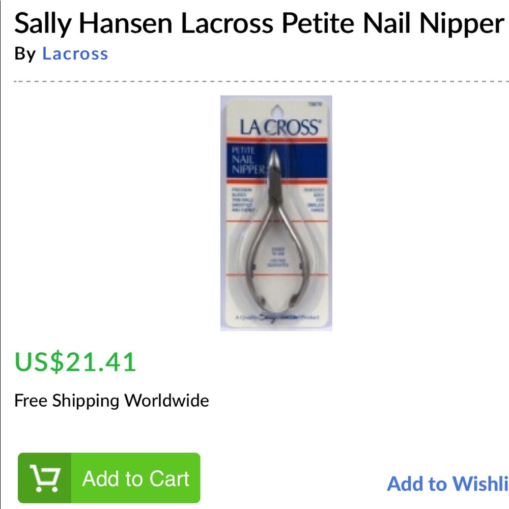 Sally Hansen Cuticle Nipper Precision Nail Cuticle